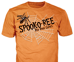 Cub Scout Spooky Themed Camp custom t-shirt design